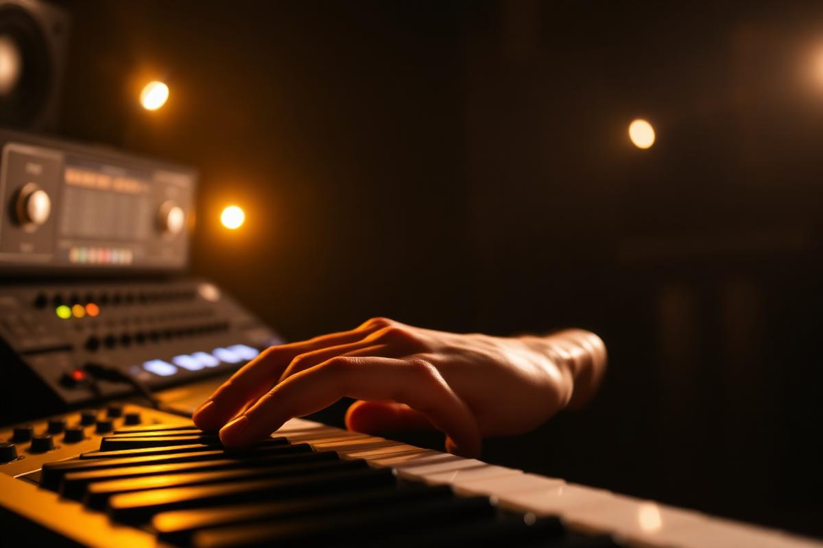MIDI keyboard session