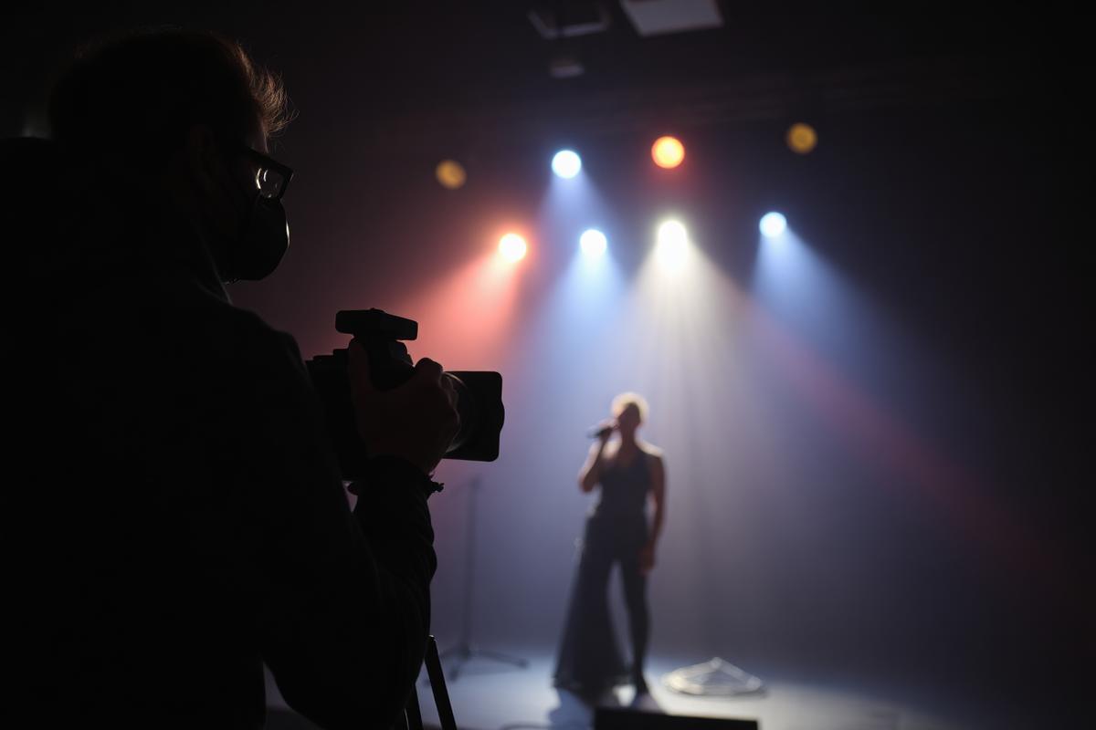 Music video shoot